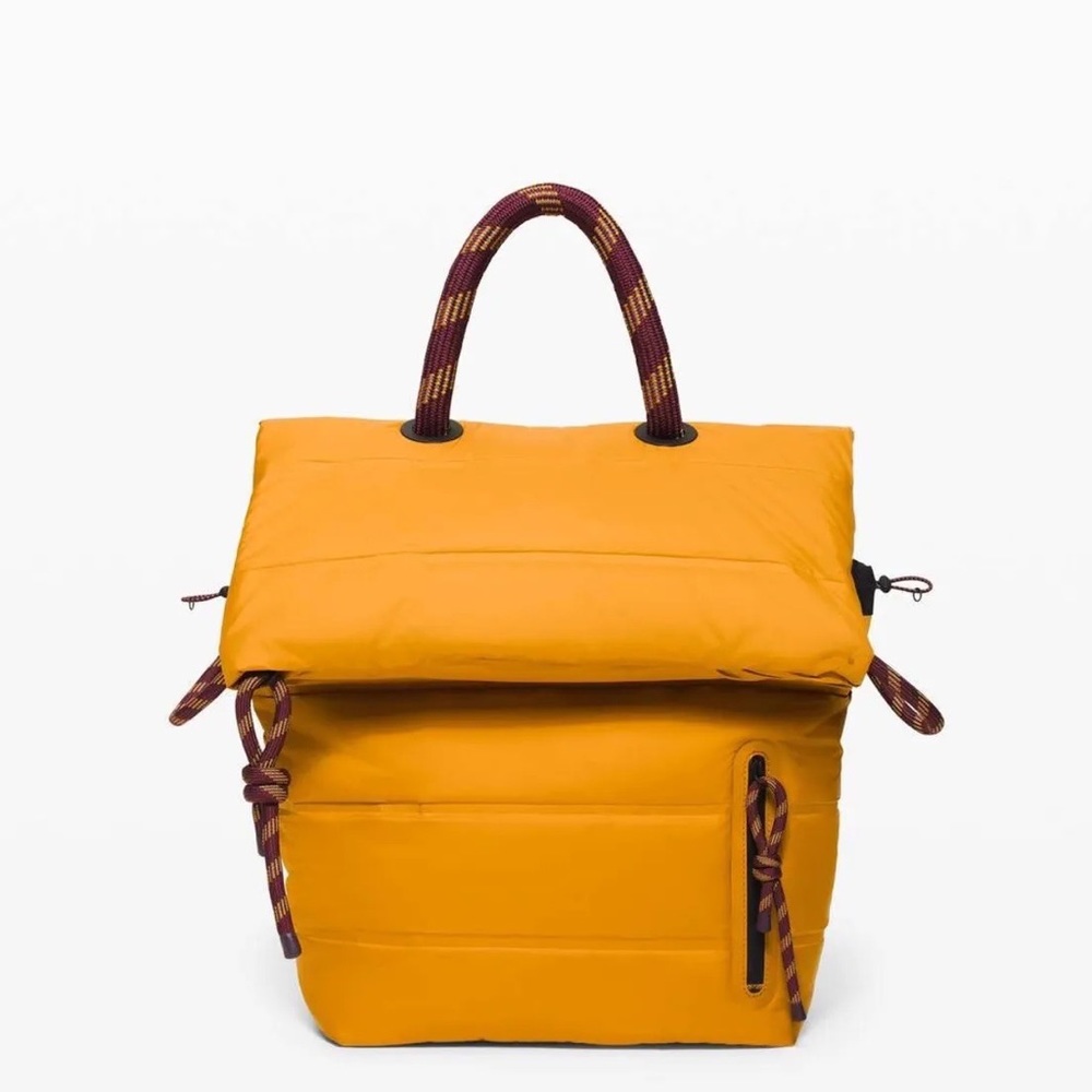 RARE lululemon x roksanda | gold rush backpack
